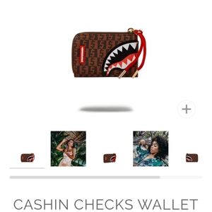 Sprayground Cashin Checks Wallet New with tags